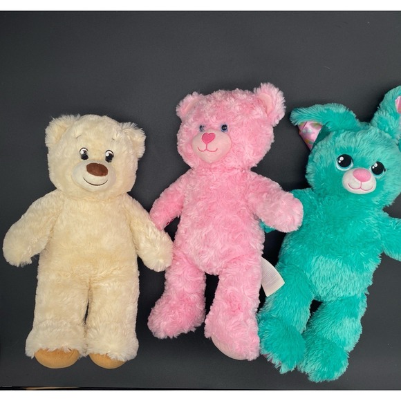 Build a Bear BAB lot of 3 plush Bears, Easter Rabbit, Retail Value Over $120‎ - Picture 2 of 3